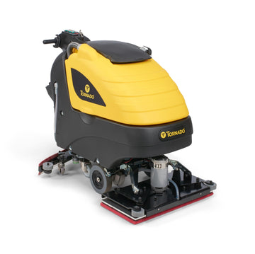Tornado OB 28 Walk-Behind Orbital Floor Scrubber | 28" Cleaning Path, 3530 RPM Brush, 20 Gal Tank | Chemical-Free Finish Removal, AGM Battery, Onboard Charger | Model TS550-W28-U
